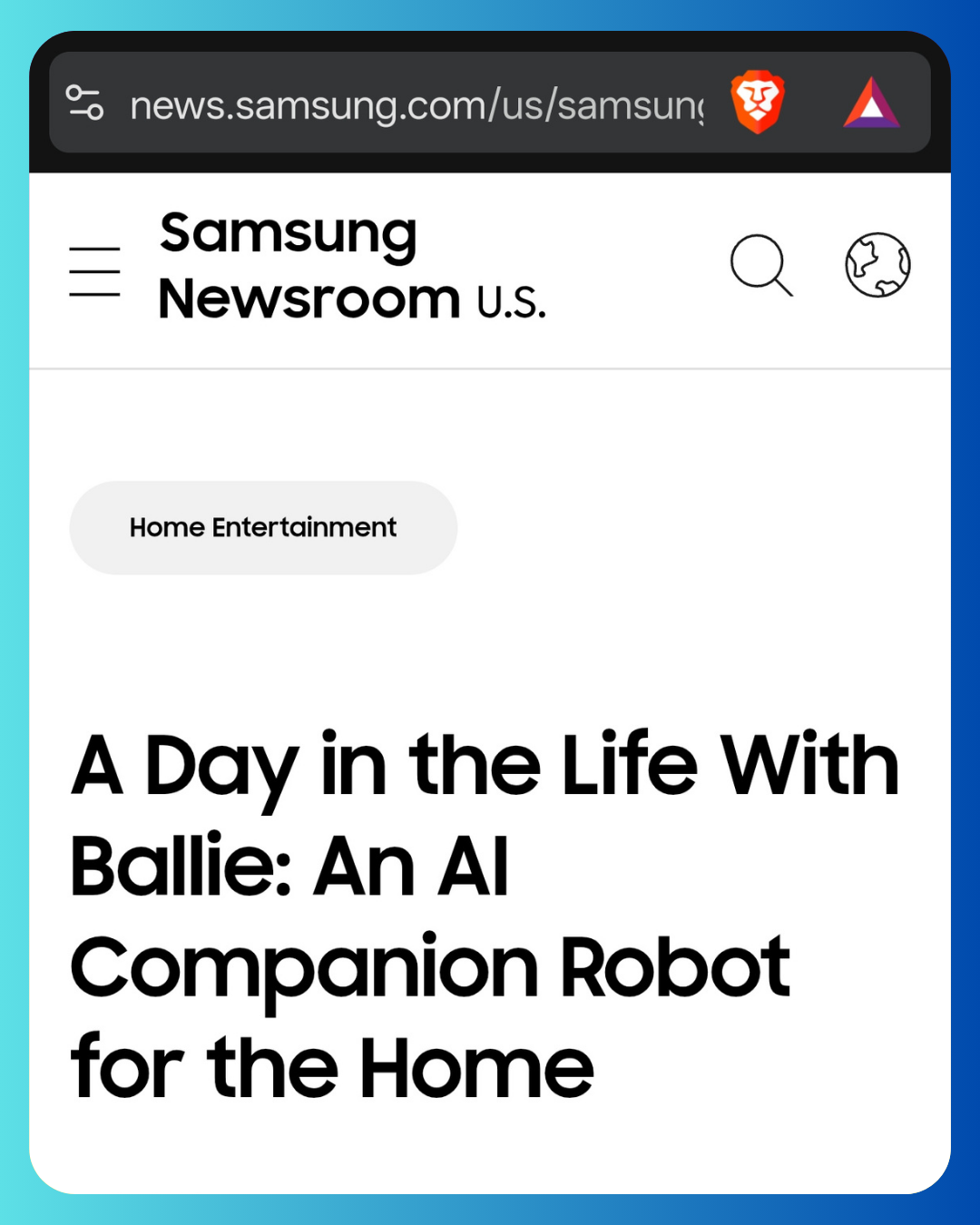Ballie by Samsung